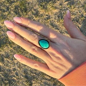 Authentic vintage turquoise ring